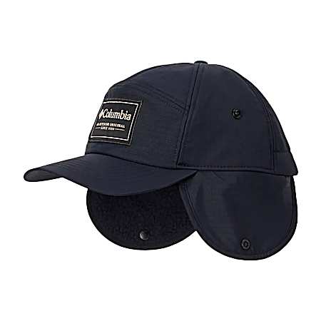 Adult Black Landroamer Ear Flap Cap