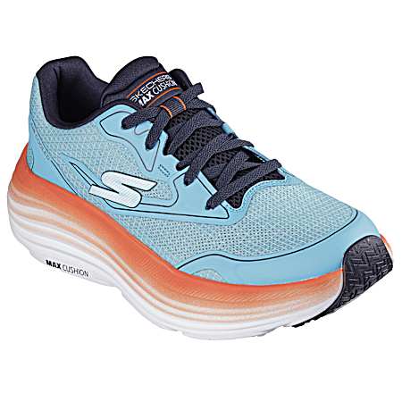 Performance Women's Blue/Orange Max Cushioning Endeavour Athletic Shoes