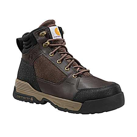 Men's Dark Brown Force HD 6 In. Composite Toe Work Boots