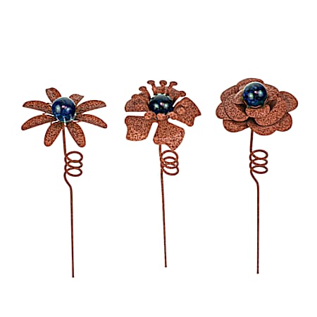 Glow in the Dark Small Rustic Flower Pot Sticker Assorted