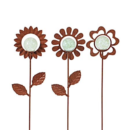 Glow in the Dark Rustic Flower Pot Sticker Assorted