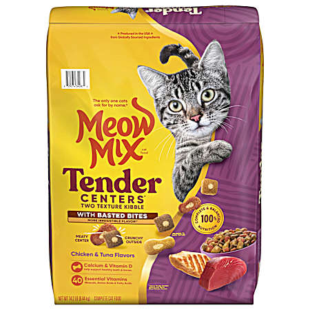14.2 lb Tender Centers Dry Cat Food