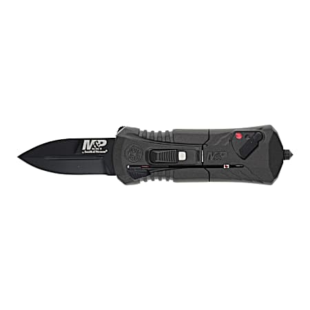 M&P Compact OTF Spear Point Knife - Gray