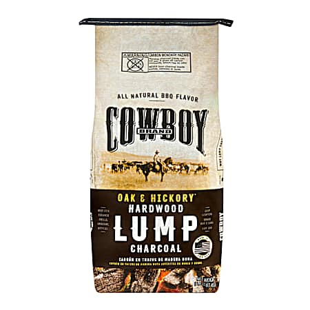 8 lb Oak & Hickory Hardwood Lump Charcoal