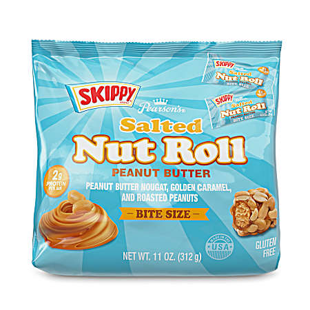 11 oz Skippy Peanut Butter Salted Nut Roll Candy
