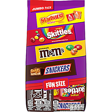 31.59 oz Fun Size Candy Variety Pack