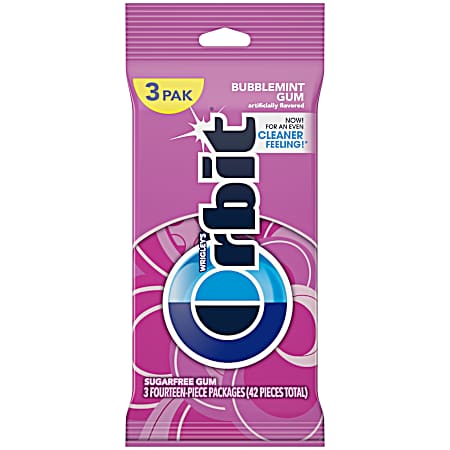 Bubblemint Bubble Gum Sugar Free Multipack