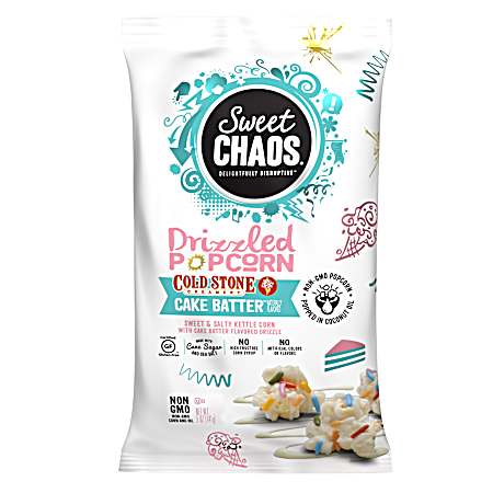 5.5 oz Cold Stone Creamery Cake Batter Drizzled Popcorn
