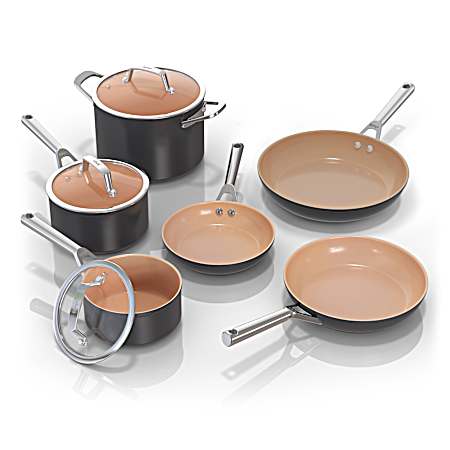 Extended Life™ Premium Ceramic 9-Piece Cookware Set