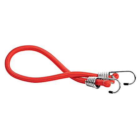 1/2 in x 24 in Jumbo Bungee Cord - Bright Red