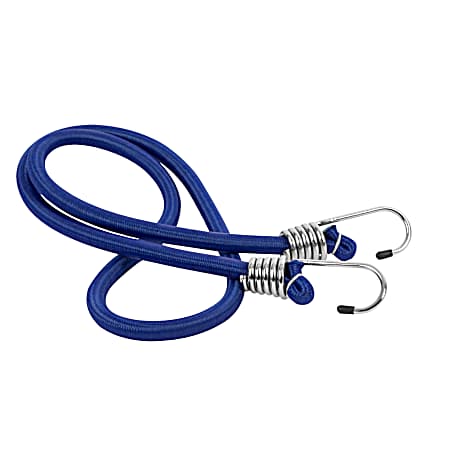 1/2 in x 48 in Jumbo Bungee Cord - Bright Blue