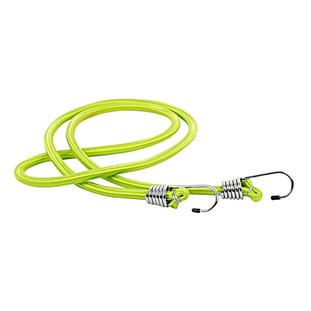 1/2 in x 72 in Jumbo Bungee Cord - Bright Green