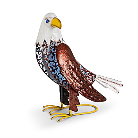 Metal Solar Bronze Eagle Statue