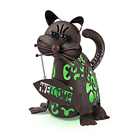 Metal Solar Dog/Cat Statue Assorted