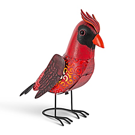 Metal Solar Cardinal Statue