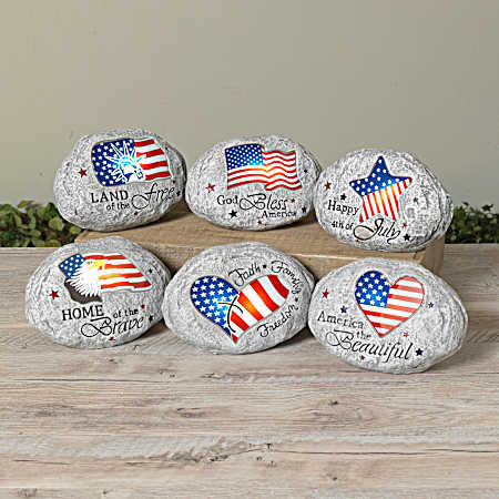 Solar Americana Inspirational Stone - Assorted