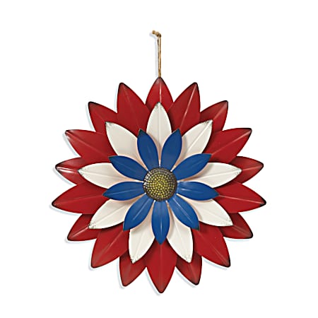 Hanging Metal Americana Flower