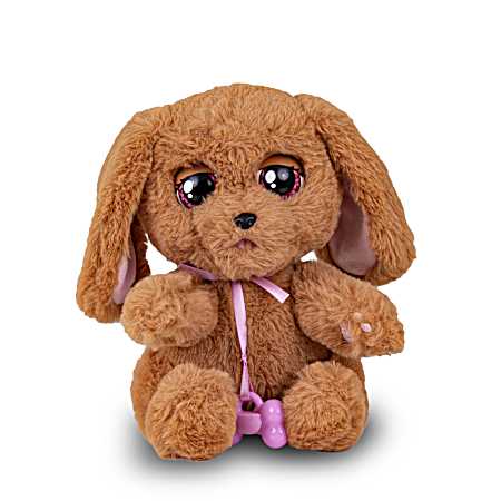 Cocker Spaniel Puppy Interactive Plush Toy with Carrier