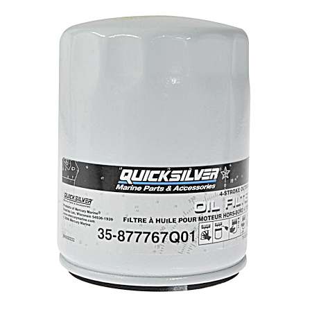 Mercury Outboard 35-877767Q01 Verado Screw-On Canister Oil Filter Inline 6