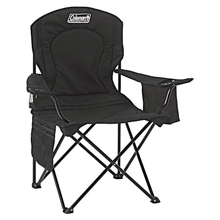 Portable Camping Chair with Built-In 4-Can Cooler
