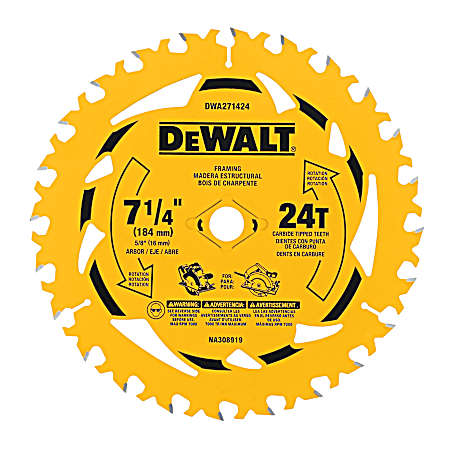 7-1/4 in. 24T Circular Saw Blade - 10 Pk