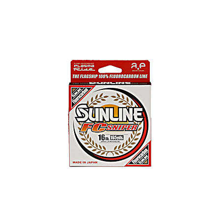 Super FC Sniper Fluorocarbon Clear Fishing Line 16 lb 165 yd