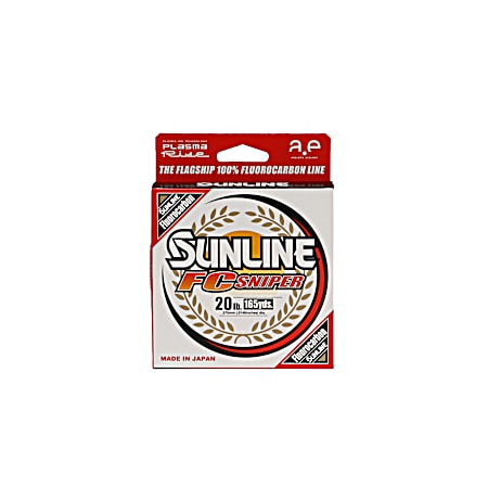 Super FC Sniper Fluorocarbon Clear Fishing Line 20 lb 165 yd
