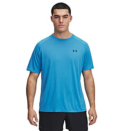 Men's Ether Blue/Black Tech 2.0 Short Sleeve Shirt
