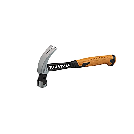 20 Oz. Solid Steel Claw Hammer with Nail Start