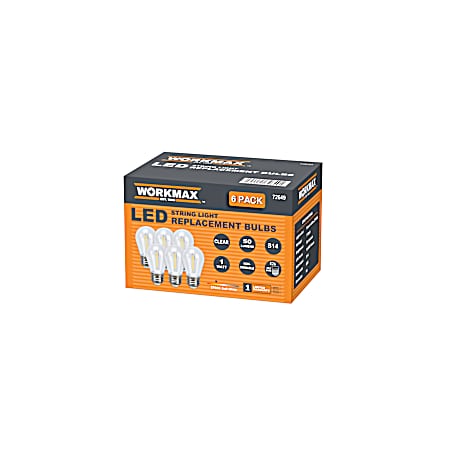 LED String Light Replacement Bulbs - 6 Pk