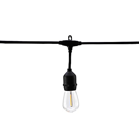 24 ft 12 Pc LED Bulb Outdoor String Lights