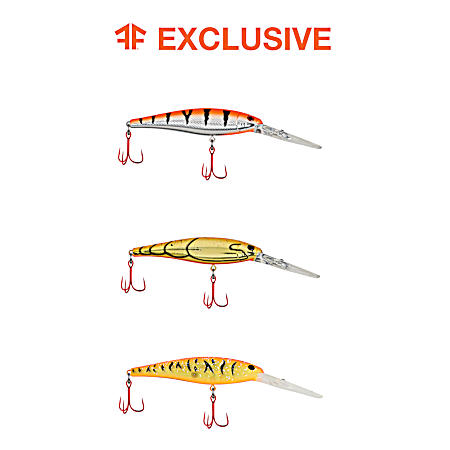 FireCrackers Flicker Minnow Pro-Pack Crankbait - 3 Pk