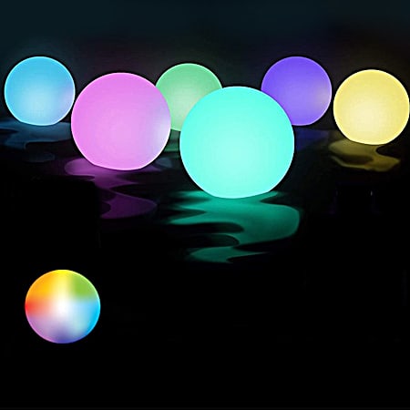 LED Light-Up Glitter Globes