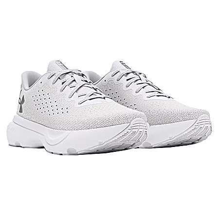 Women's White/Ether Blue Infinite Running Shoes