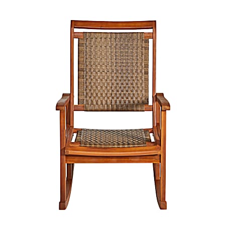 Sequoia Wicker Rocking Chair w/Cushion