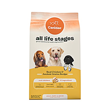 All Life Stages Real Chicken & Ancient Grains Recipe Premium Dry Dog Food