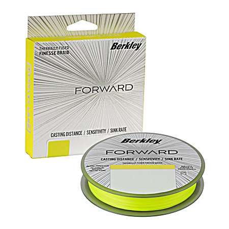 Forward Braid Fluorescent Green Fishing Line - 150 yards