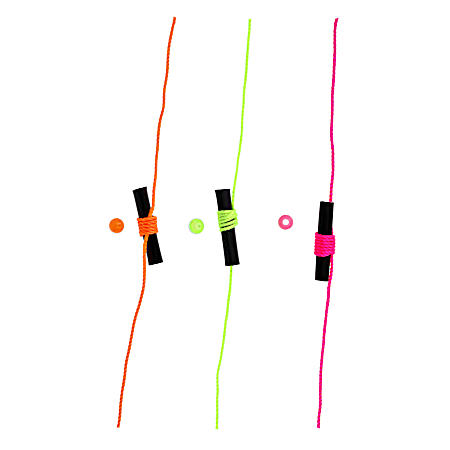 Multi-Color String Bobber Stop with Beads - 100 Pk