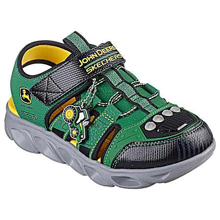 Boys' Green John Deere Sandals