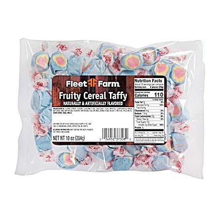 10 oz Fruity Cereal Taffy