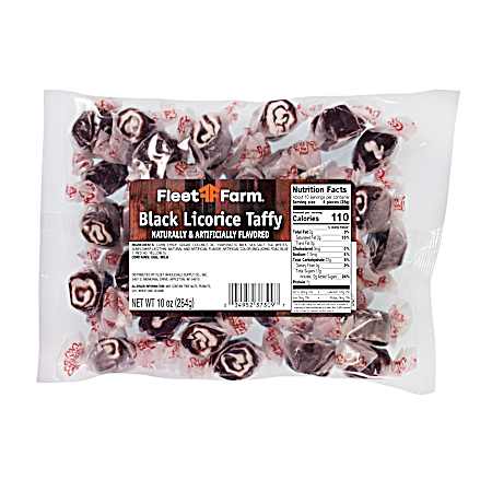10 oz Black Licorice Taffy
