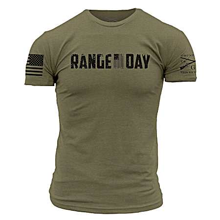 Men's Military Green Range Day Short Sleeve Shirt