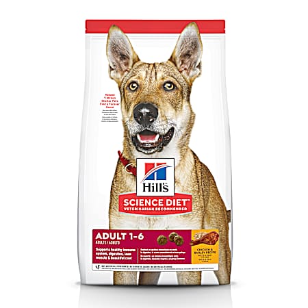 Science Diet Adult 1-6 Chicken & Barley Dry Dog Food, 35 lbs