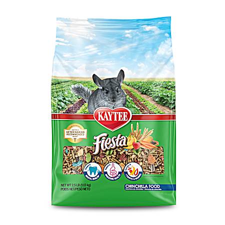 Fiesta Variety Mix Chinchilla Food, 2.5 lbs