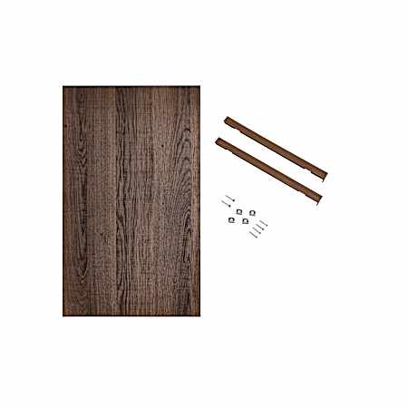 FastTrack Espresso Wood Shelf Kit