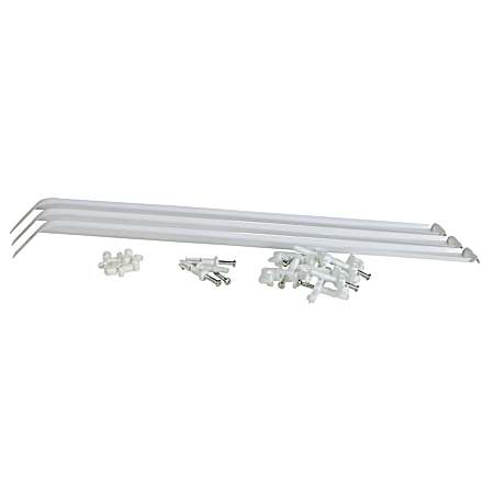 All-in-One 12 in White Hardware Pack
