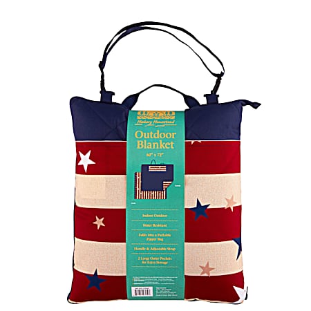 Picnic Blanket- Vintage Americana Star