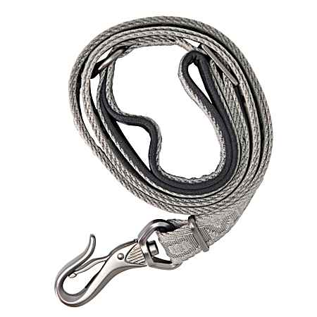 Adjustable Dog Leash 47 in - 72 in Gun Metal Grey