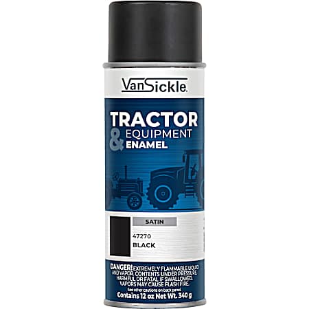 Tractor & Implement Satin Black Paint