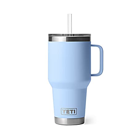 Rambler 35 oz Straw Mug Big Sky Blue